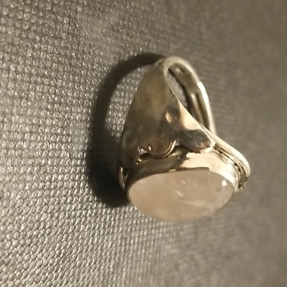 Moonstone Silver ring. - Picture 4 of 5
